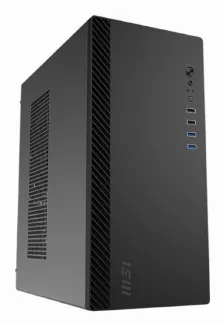 Gabinete Msi Pro Shield M100p, Midi-tower, Micro-atx/mini-itx, Usb 2.0/3.0, Sin Fuente, 1 Ventilador Instalado, Negro